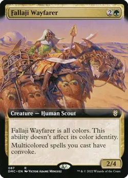Fallaji Wayfarer Extended Art Dominaria United NM MTG - Image 1