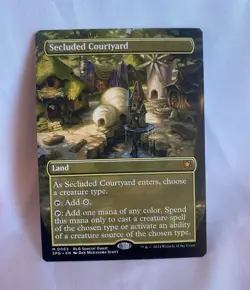 Wizards of the Coast Secluded Courtyard Special Guests Borderless #63 EN - Image 1