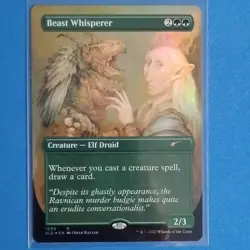 Wizards of the Coast Beast Whisperer 1099 Borderless Foil Secret Lair MTG Rare - Image 1