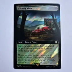 Canopy Vista (Extended Art) (Surge Foil) 1016 NM Foil R Universes Beyond: Fallou - Image 1