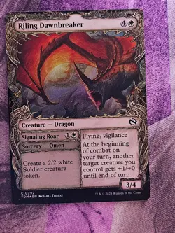 Riling Dawnbreaker (Showcase) 292 Tarkir: Dragonstorm Magic: Foil NM - Image 1