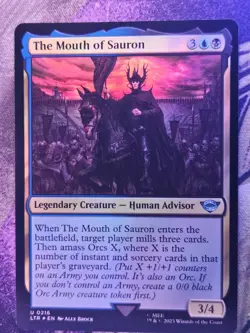 The Mouth of Sauron 216 Universes Beyond: The Lord of the Rings: Magic: Foil NM - Image 1