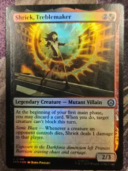 Shriek, Treblemaker 144 Marvel's Spider-Man Magic: The Gathering Foil NM - Image 1