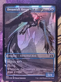 Dreamtail Heron (Showcase) 284 Ikoria: Lair of Behemoths Magic: Foil LP - Image 1