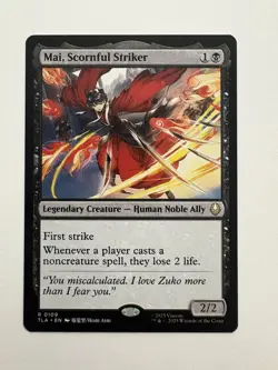 Mai Scornful Striker MTG Magic the Gathering Card NM Near Mint TLA - Image 1