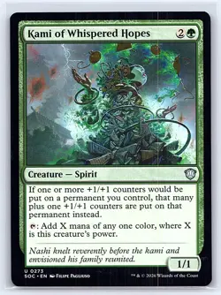 Kami of Whispered Hopes 273 Commander: Secrets of Strixhaven MTG NM - Image 1