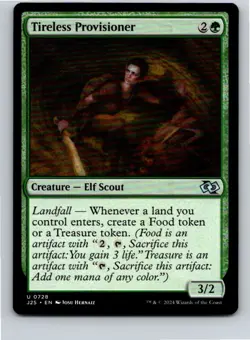 Magic the Gathering Tireless Provisioner Foundations Jumpstart MTG Free Shipping - Image 1