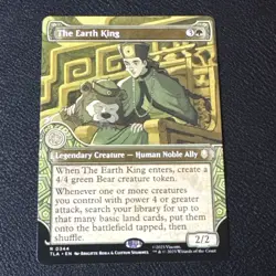 The Earth King - Extended Art TLA NM MTG - Image 1