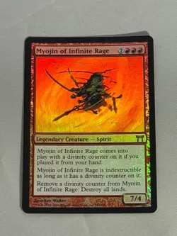 MTG FOIL Myojin of Infinite Rage Champions of Kamigawa Magic the Gathering - Image 1