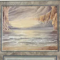 MTG Underground Sea Revised LP- Dual Land #2 - Image 2