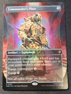 Commander's Plate - Foil - Borderless - TMC - MTG - NM - EN - 0135 - Image 1