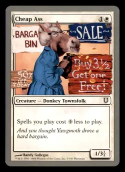 Cheap Ass 5 Common Unhinged Magic: The Gathering Lightly Played - Image 1