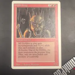 Wizards of the Coast Goblin King MTG Revised Red Rare Regular ENG 2/2 1RR - Image 2