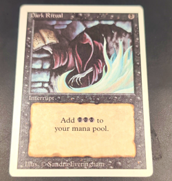 Wizards of the Coast Dark Ritual MTG Revised Black Common Regular ENG B - Image 1
