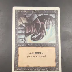 Wizards of the Coast Dark Ritual MTG Revised Black Common Regular ENG B - Image 2