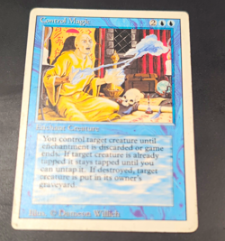 Wizards of the Coast Control Magic Revised Edition Blue Uncommon Enchantment ENG - Image 2