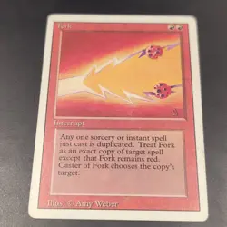 Wizards of the Coast Fork Magic: The Gathering Revised Red Rare Regular ENG - Image 2