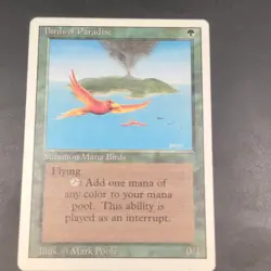 Wizards of the Coast Birds of Paradise MTG Revised Green Rare Regular ENG - Image 2