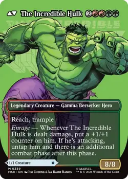 Bruce Banner Borderless 359 Magic The Gathering Marvel Super Heroes Regular M NM - Image 2