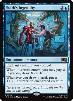 Stark's Ingenuity - 533 - NM - Commander: Marvel Super Heroes - MTG - Image 1