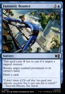 Fantastic Bounce 620 Commander: Marvel Super Heroes Magic: The Gathering NM - Image 1
