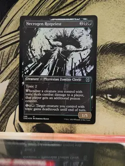 Necrogen Rotpriest (Showcase) 296 Phyrexia: Magic: The Gathering Foil NM - Image 1