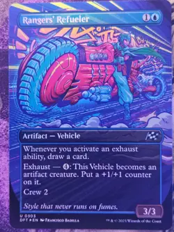 Rangers' Refueler (Borderless) 303 Aetherdrift Magic: The Gathering Foil LP - Image 1