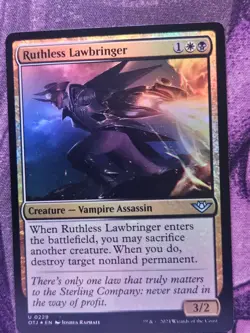 Ruthless Lawbringer 229 Outlaws of Thunder Junction Magic: The Gathering Foil NM - Image 1