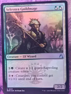 Selesnya Guildmage 221 Uncommon Ravnica Remastered Magic: The Gathering Foil NM - Image 1
