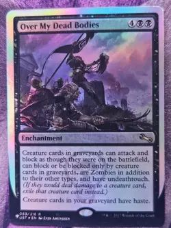 Over My Dead Bodies 063/216 Rare The List Reprints Magic: The Gathering Foil NM - Image 1