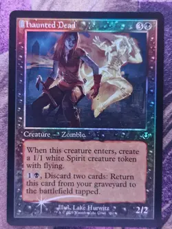 Haunted Dead (Retro Frame) 382 Innistrad Remastered Magic: The Gathering Foil LP - Image 1
