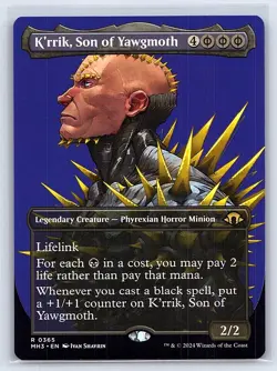 K'rrik, Son of Yawgmoth Borderless 365 Modern Horizons 3 Magic: The Gathering NM - Image 1