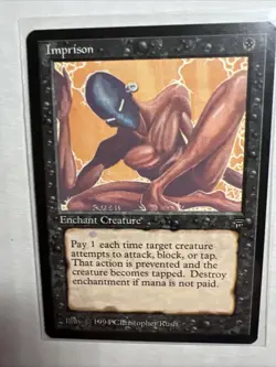 MTG Legends Banned -Imprison- Beautiful M/NM 1994 - Image 1