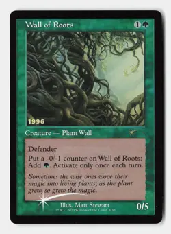 Wall of Roots 4 Promo 30th Anniversary Promos Magic: The Gathering Foil NM - Image 1