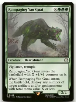 Rampaging Yao Guai #82 (NM) Fallout PIP Magic MTG - Image 1