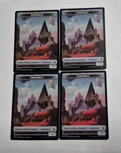 Construct MTG Zendikar Rising Token NM x4 (1/1) - Magic Card - Image 1