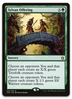 Sylvan Offering #150 (NM) Commander Anthology CMA Magic MTG - Image 1
