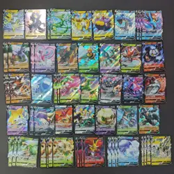 Pokemon TCG RR V Zeraora Luxray Alolan Vulpix Rayquaza Galarian Lot*124 FM - Image 2