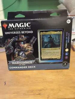 MTG Universes Beyond Warhammer 40K Forces Of The Imperium Commander Deck SEALED - Image 1
