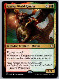 Atarka, World Render 176 Commander: Adventures in the Forgotten Realms Magic - Image 1