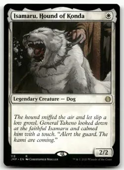 Isamaru, Hound of Konda #113 (NM) Jumpstart JMP Magic MTG - Image 1
