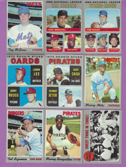 1970 Topps Baseball Partial Set, Lot of 337 Cards, No Duplicates, EX. - Image 1
