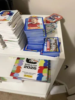 2026 Panini FIFA World Cup BLUE Border HUGE Lot of 500 Stickers!!! - Image 1
