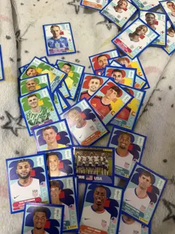 2026 Panini FIFA World Cup BLUE Border HUGE Lot of 500 Stickers!!! - Image 5