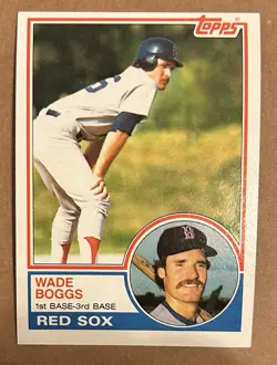 1983 Topps / NM Boston Red Sox COMPLETE TEAM SET with BOGGS (30) Baseball Cards - Image 1