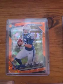 2025 Indianapolis Colts Rookie Lot Riley Leonard Auto /99 Tyler Warren /299 RC - Image 2