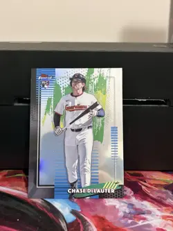 2026 Topps Finest #35 Chase DeLauter RC Refractor Common Cleveland Guardians - Image 1