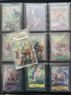 One Piece CCG Roronoa Zoro PRB02-006 SP ACE 10 Japanese - Image 1