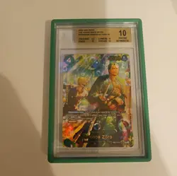 One Piece - PRB02-006 Roronoa Zoro SP - Bubble Zoro - Beckett BGS Pristine 10 - Image 1