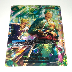 Roronoa Zoro Foil OP14-EB04 SP Alternate Art English Azure Sea's Seven PRB02-006 - Image 1